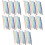 90Pcs Plastic Removable Loose Leaf Rings for DIY Notepad and Scrapbook 9