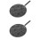2Pcs Energy-Saving Nonstick Frying Pan Black Omelette Pancake Tool 6