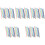 90Pcs Plastic Removable Loose Leaf Rings for DIY Notepad and Scrapbook 5