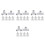 40Pcs Plastic Playpen Joins Grey Durable Baby Gate Replacement 11