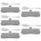5Sets Reusable Grey Storage Box with for Kitchen Use 11