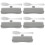 5Sets Reusable Grey Storage Box with for Kitchen Use 7