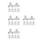 40Pcs Plastic Playpen Joins Grey Durable Baby Gate Replacement 7