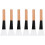 6Pcs Salon Facial Mask Brushes Silicone Makeup Tools Comfortable Grip 3