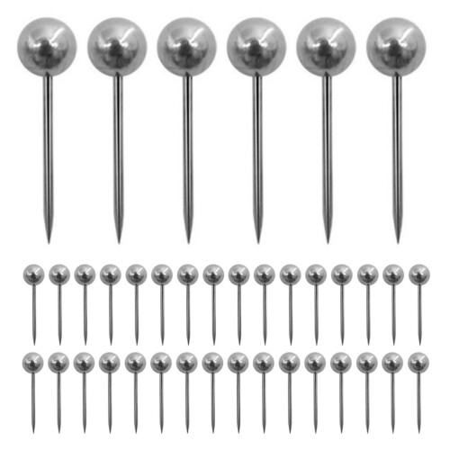 2000Pcs Strong Silver Thumbtacks for Cork Board Wall Poster Hanging 1