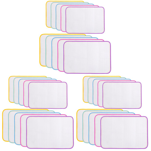 30Pcs Ironing Mat Assorted Color Heat Resistant Foldable Pad 1