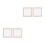 4Pcs Natural Wood Paper Craft Frames for Educational DIY Fun 4