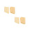 20Pcs Comfortable Beige Nose Bridge Pads Replacement Fit 7