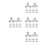 40Pcs Plastic Playpen Joins Grey Durable Baby Gate Replacement 8