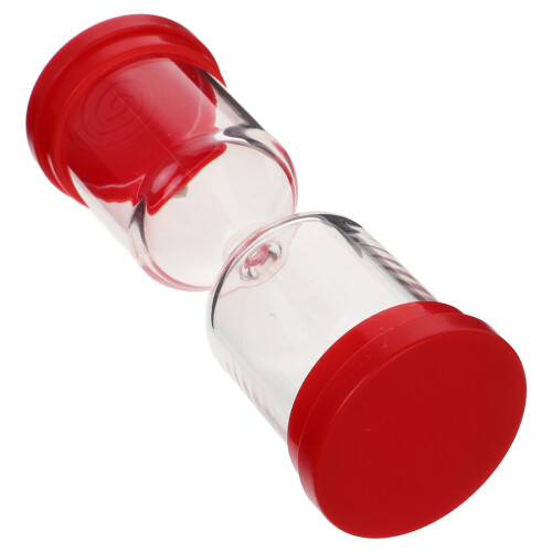 4Pcs Red Household Hourglass Timer Refillable DIY Sand Timer for Study