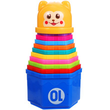 33Pcs Counting Toys Nesting Cups Kids Interactive Gift