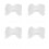 4000Pcs Clear Plastic Hang Tag String with Rounded Head for Clothing 10