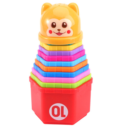 33Pcs Counting Toys Nesting Cups Kids Interactive Gift 1