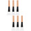 6Pcs Salon Facial Mask Brushes Silicone Makeup Tools Comfortable Grip 8