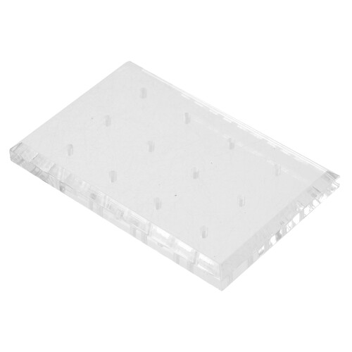 3Pcs Acrylic Nail Drill Bit Rack Transparent Holder for Nail Art Tools 2