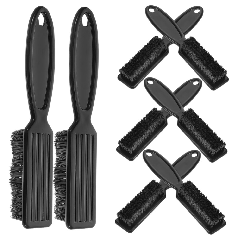 Beard Brush and Hair Cutting Neck Brush with Durable Bristles, Long Handle, Multipurpose Grooming Tool