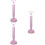 3Pcs Home Drain Unclogged Tool Pink Long Handle Plunger 7