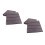 8Pcs Grey Plastic Patio Deck Tiles Interlocking Flooring for Balcony 5