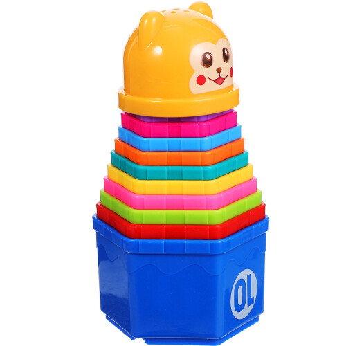 33Pcs Counting Toys Nesting Cups Kids Interactive Gift 2