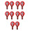 5Pcs Multi PVC Thumbs Up Thumbs Down Paddles for Classroom Interaction 10