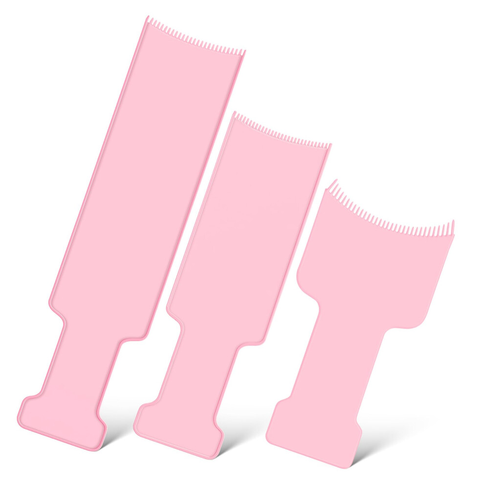 Hair Highlighting Kit with Wide Teeth Comb and Bent Board, Professional Balayage Hair Tool Set