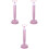 3Pcs Home Drain Unclogged Tool Pink Long Handle Plunger 3