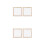 4Pcs Natural Wood Paper Craft Frames for Educational DIY Fun 7
