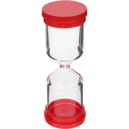 4Pcs Red Household Hourglass Timer Refillable DIY Sand Timer for Study 1
