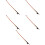 5Pcs Replacement Violin Bow Wooden Black Well Balanced for Playing 9