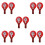 5Pcs Multi PVC Thumbs Up Thumbs Down Paddles for Classroom Interaction 7