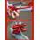 Woodworking Tool Sharpener Aluminum Alloy Compact Manual Sharpener for Corner Grinding Red 4