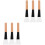 6Pcs Salon Facial Mask Brushes Silicone Makeup Tools Comfortable Grip 4