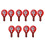 5Pcs Multi PVC Thumbs Up Thumbs Down Paddles for Classroom Interaction 8