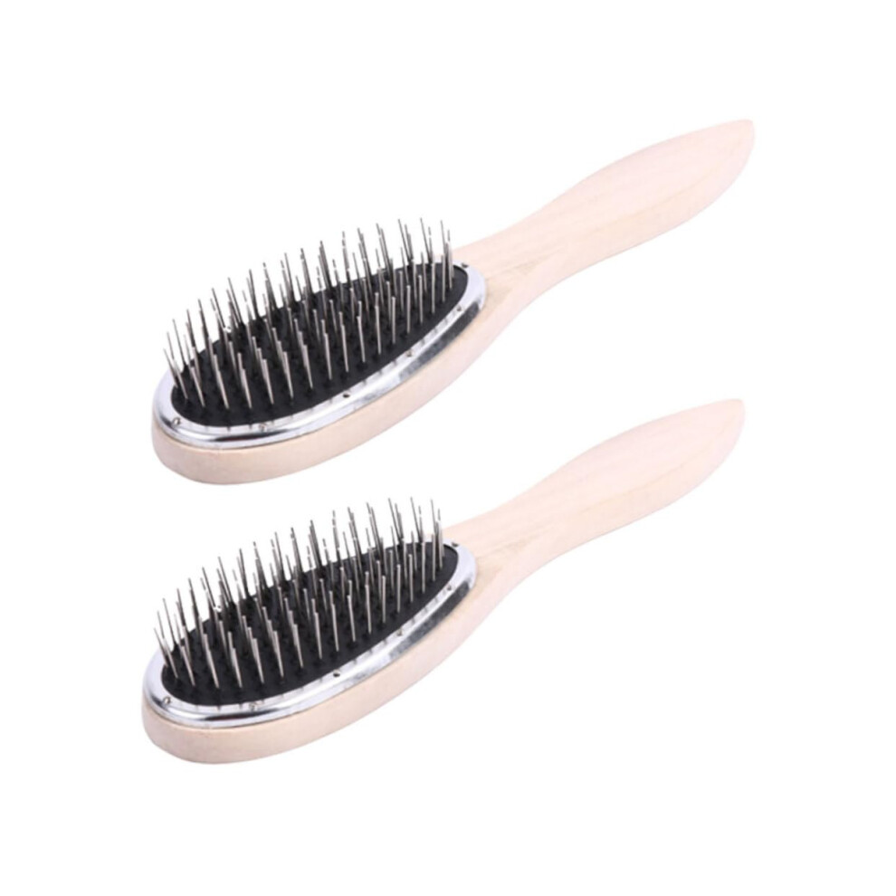 Hair Comb for Women Set of 2, Nylon Detangling Comb with Ergonomic Handle, Reduces Frizz