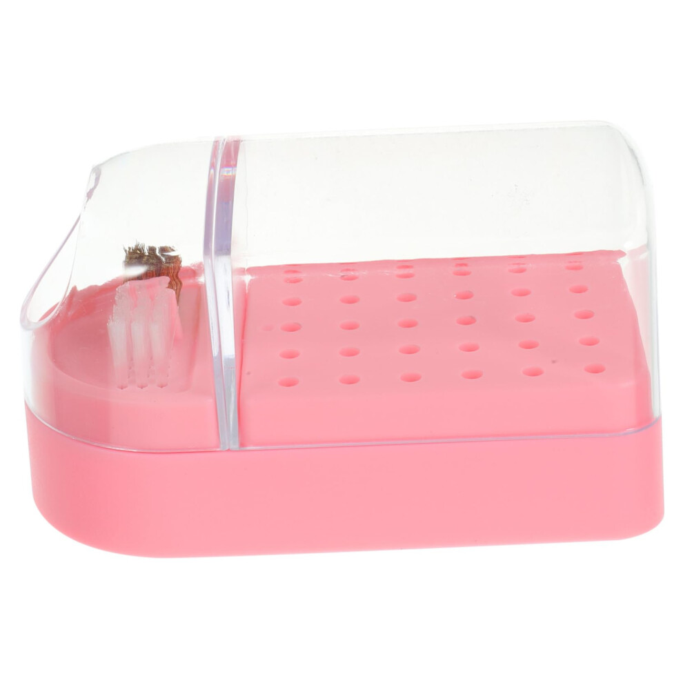 Nail Drill Bit Holder Organizer Case with Secure Grip and Quick Access for Professional Use