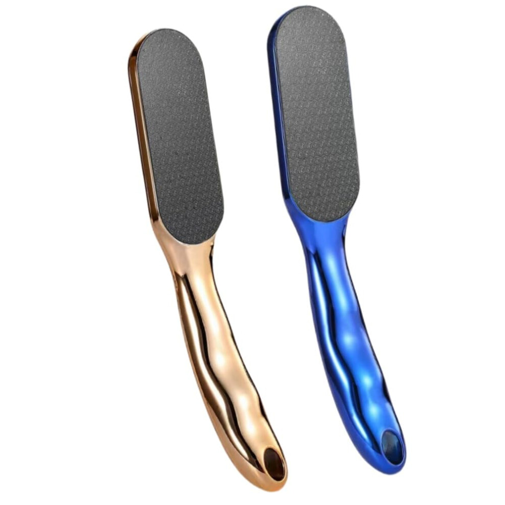 Gold/Blue Nano Glass Foot File Callus Remover For Dry Cracked Heels Pedicure Tool Gentle Exfoliating