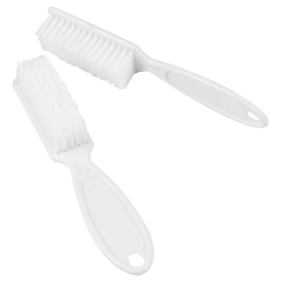 6pcs Plastic Nail Brush Set for Manicure, Effective Dust Removal, Salon and Home Use