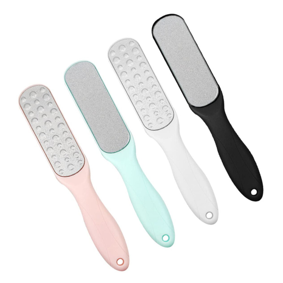 4pcs DoubleSided Foot File Pedicure Tool for Dead Skin Removal and Cracked Heels, Reusable