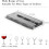 4 Pack Under Cabinet Wine Glass Rack, Grey Stemware Holder for Kitchen and Bar Storage Organizer 4