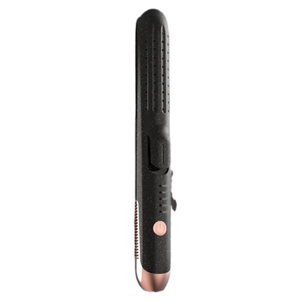 2 in 1 Hair Straightener and Curler with 360 Airflow Cooling, Ceramic Iron for Short Hair, Dual Voltage
