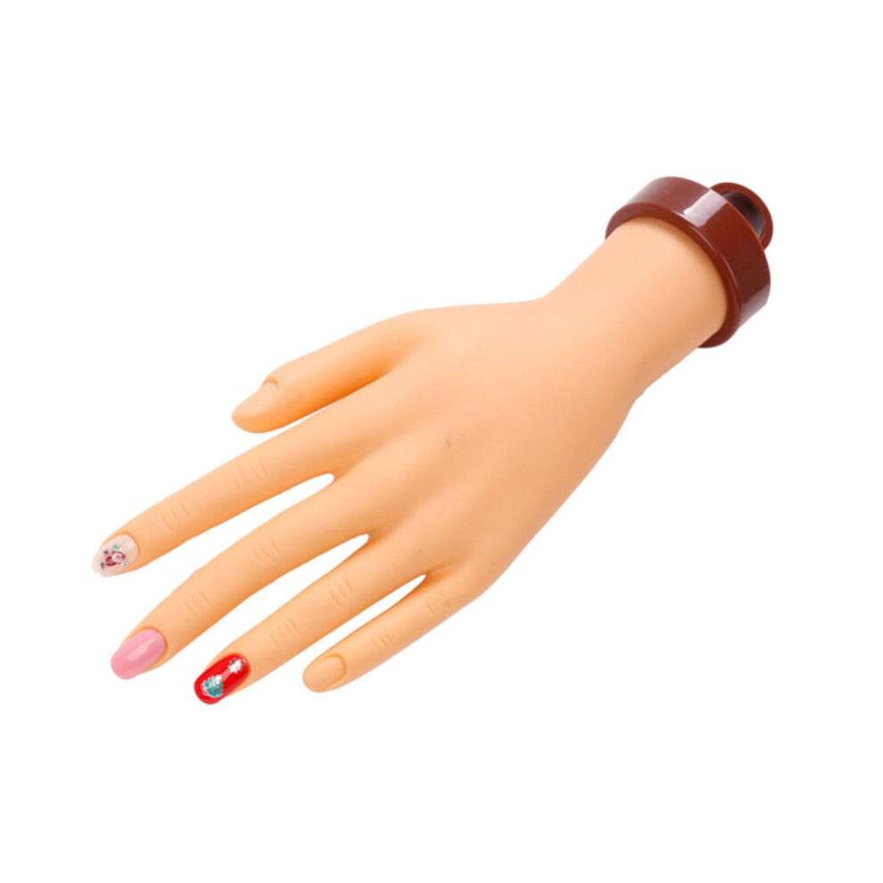 Practice Nail Art Hand Model  Realistic Fake Hand for Nail Training and Manicure Practice