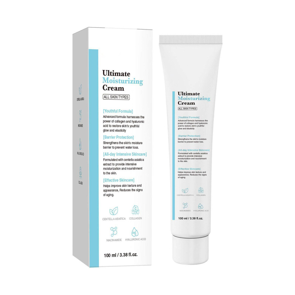 Cream Face Moisturizer And Night For Dry Skin, Deep Hydration, Antiaging, Sensitive Skin Care