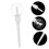 6pcs Empty Lip Gloss Tubes Refillable Lollipop Shape Glitter Containers for DIY Makeup 5
