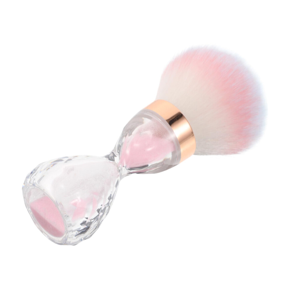 Nail Dust Brush Soft Bristle Cleaner for Makeup and Nail Art, Gentle Residue Removal Salon Tool