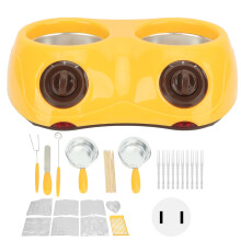 Kit per sciogliere il cioccolato, utensili elettrici per cioccolato, doppio pentolino per sciogliere, kit di scarico del WC senza contatto per