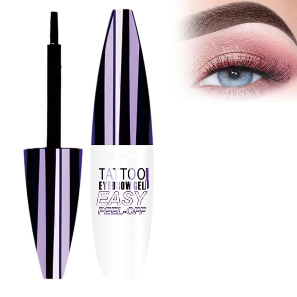 Waterproof Peel Off Eyebrow Gel #03 â Long Lasting Smudge Proof Brow Tint with Tattoo Effect