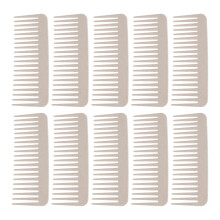 Wide Tooth Comb Set of 10, Durable Wheat Straw Detangling for Wet and Dry Hair, Tangle Design