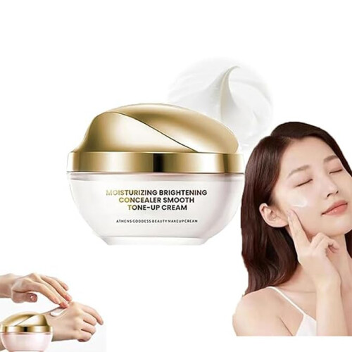 Brightening Concealer and Tone Up Cream with Deep Hydration, Flawless Coverage, 50g