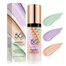 Moisturizing Color Correcting Primer SPF 50 with Triple Pigment for Even Skin Tone and Oil Control