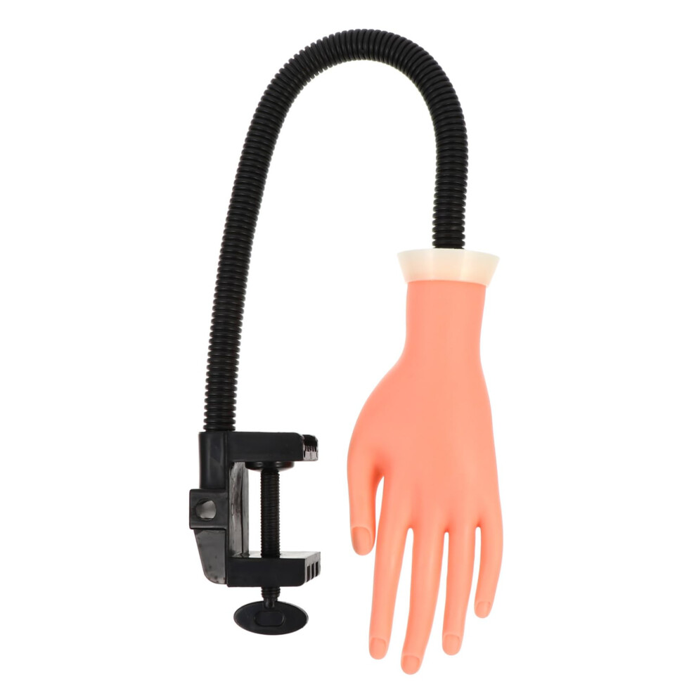 Practice Nail Training Hand with Reusable Flexible Fingers and Realistic Movable Design for Manicure